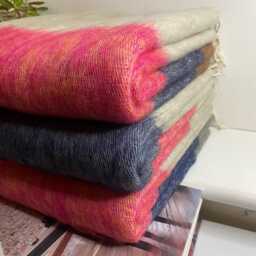 Hand-Loomed Yak Wool Blend Blanket Himalayan Travel Throw Pashmina Yoga Shawl Home Accessories M38 - thumbnail 3