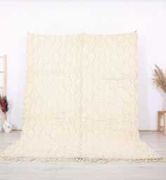 Handmade Beni Ourain Wool Rug - Customizable & Unique, Custom Moroccan Rug, Rug, Berber Rug - thumbnail 1