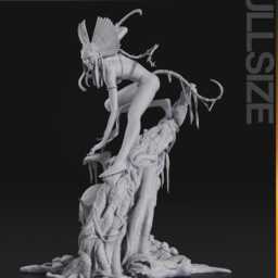Varang - Avatar 3D Printed Figure 110 Scale - thumbnail 4