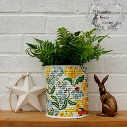 Emma Bridgewater Forget Me Nots Bee Ladybirds Key Hook Rack, Necklace Jewellery Hanger Organiser, Tea Towel Holder, Kitchen Wall Organiser - thumbnail 2