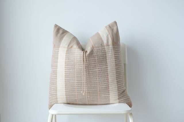 Tribal Hand Woven Natural Dye Color Pillow Cover - image 1