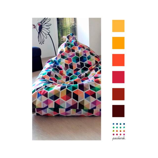 Large Bean Bag, Bean Bag , Bean Chair, Large Bean Bag, Adult Bag-Teen/Child, Pouf, Gift, Colourfully - image 1