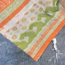Vintage Indian Kantha Quilt Handmade Reversible Twin Throw - thumbnail 3