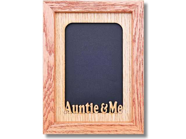 Auntie & Me Picture Frame - 5x7 Mat Fits 4x6 - Aunt Photo Sweet Gift For Aunts Who Deserve To Be Framed - image 1
