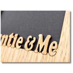 Auntie & Me Picture Frame - 5x7 Mat Fits 4x6 - Aunt Photo Sweet Gift For Aunts Who Deserve To Be Framed - thumbnail 3