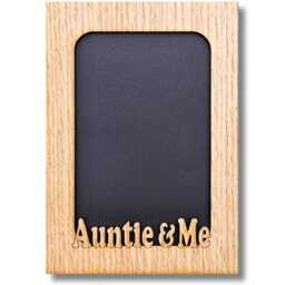 Auntie & Me Picture Frame - 5x7 Mat Fits 4x6 - Aunt Photo Sweet Gift For Aunts Who Deserve To Be Framed - thumbnail 2