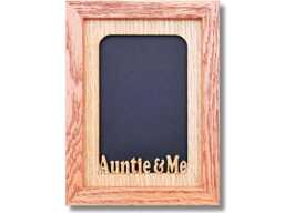 Auntie & Me Picture Frame - 5x7 Mat Fits 4x6 - Aunt Photo Sweet Gift For Aunts Who Deserve To Be Framed - thumbnail 1