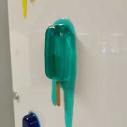 Popsicle/Ice Lolly Melting Resin Vertical Original Artwork By Ben Ashford - thumbnail 3