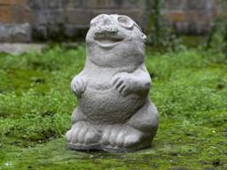 Concrete Mole Statue With Glasses Funny Garden Decorative Figure For Outdoor Yard Ornament Cement Animal Sculpture - thumbnail 1
