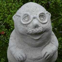 Concrete Mole Statue With Glasses Funny Garden Decorative Figure For Outdoor Yard Ornament Cement Animal Sculpture - thumbnail 2