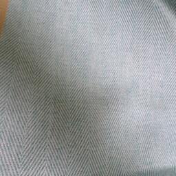 Luxury Made To Measure Roman Blind in Blue Herringbone Fabric - thumbnail 2