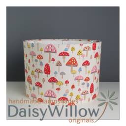 Lampshades in Cath Kidston Mini Mushrooms Fabric Handmade Free Delivery - thumbnail 4