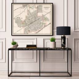 Map Of Birmingham - Alabama - Old Map Fine Reproduction, Available On Canvas Or Paper - thumbnail 1