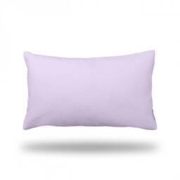 "Solid Lilac Throw Pillow, Decorative Pillow Cover, Case - Rectangle 13"" X 22" - thumbnail 2