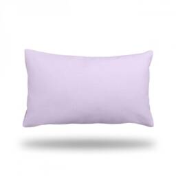 "Solid Lilac Throw Pillow, Decorative Pillow Cover, Case - Rectangle 13"" X 22" - thumbnail 1