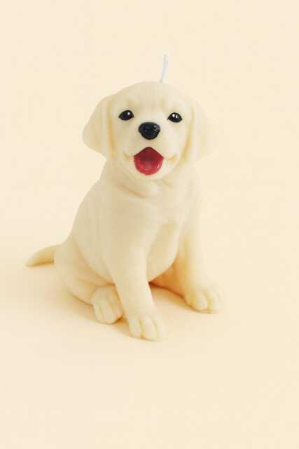 Handcrafted Labrador Dog Candle Soy Wax Puppy Gift - image 1
