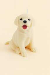 Handcrafted Labrador Dog Candle Soy Wax Puppy Gift - thumbnail 1