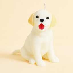 Handcrafted Labrador Dog Candle Soy Wax Puppy Gift - thumbnail 4