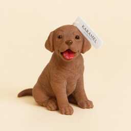 Handcrafted Labrador Dog Candle Soy Wax Puppy Gift - thumbnail 3