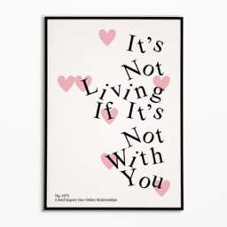 The 1975 Inspired Print Indie Rock Music Poster - thumbnail 2