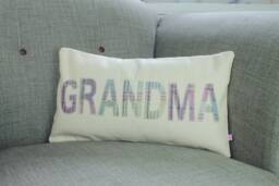 Grandma Pillow - Gift For Personalised Cushion Grandmother Grandparents Day Gran - thumbnail 1