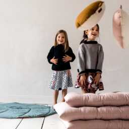 "Linen Leaf Mat For Children ""Eye Of The Sea" - thumbnail 3