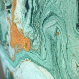 Green Marbled Fabric Lampshade, White Lining Option, 20cm To 50cm ?? Handmade By Vivid Shades, For Standard Lamp Or Ceiling - thumbnail 3