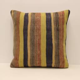 Vintage Kilim Pillow Covers, Boho Big Pillow 20x20 Bohemian Cushion, Pillows Sofa Pillow, 4Ef-392