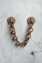 stoneware Ceramic Link Chain Wall Hanging Nomadic Sculpture