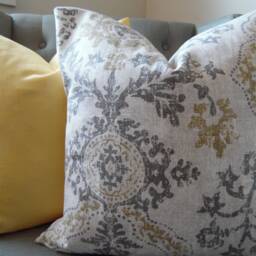 5 Choices Spring.modern Farmhouse..buttercup.blues.grey.pillow Covers.slip Covers.home Decor Pillow Cover - thumbnail 2