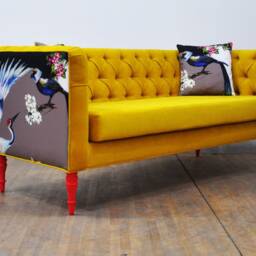 "Loveseat - Yellow Love ""3-Seater Sofa" - thumbnail 2