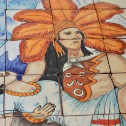 35 Pieces Mexican Tile Wall Mural - thumbnail 2