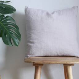 Softened Linen Cushion Cover, Stonewashed Cushions, Pure Throw Pillow Covers 45cm X - 18 - thumbnail 3