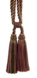 "D??copro Double Tassel Curtain & Drapery Tieback, Length 5 1/2"" - 14cm, Spread 27" - thumbnail 1
