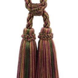 "D??copro Double Tassel Curtain & Drapery Tieback, Length 5 1/2"" - 14cm, Spread 27" - thumbnail 3