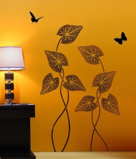 Large Stencil Tropical Plant - Wall Stencils For Easy Decor Better Than Wall Decals - image 1