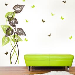 Large Stencil Tropical Plant - Wall Stencils For Easy Decor Better Than Wall Decals - thumbnail 3