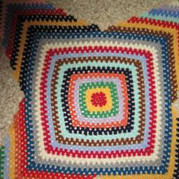Colorful Crocheted Rug - thumbnail 3
