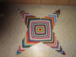 Colorful Crocheted Rug - thumbnail 1