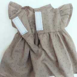 A Touch Of Magic, A Smocked Dress in Frou Fabric For 30cm & 34cm Dolls - thumbnail 4