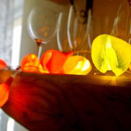 string Lights & Lighting, 20 Led Bulbs Flower Garland, Battery Lights, Wedding Lights Pastel Color Home Decor - thumbnail 2