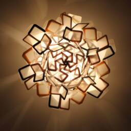 Modern Acrylic Flower Ceiling Light Romantic Flush Mount Lamp - thumbnail 3