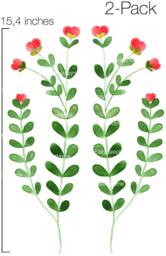 Wall Decal Herb 2-Pack No.10, Home D??cor, Kitchen Floral Decal, Nursery Decor, Dream Meadow