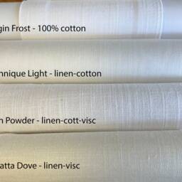 Custom White Roman Shade With Black Border, Window Treatment - thumbnail 4
