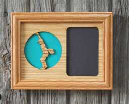 Softball Picture Frame - 5x7 Holds 3x4 Photo Gift For Player Coach Gift, Parent Awards