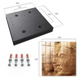 Historical Sculpture Wall Mounted Key Cabinet, Beige Box For Home, Classic Art, Art & History Lovers - thumbnail 4