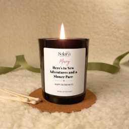 Happy Retirement Soy Candle Gift Set, New Adventures, Chapter