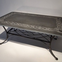 Coffee Table in Slate - Handmade - thumbnail 2