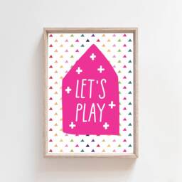 Nursery Print, Girls Rainbow Colourful Bedroom Decor, Wall Art - thumbnail 2