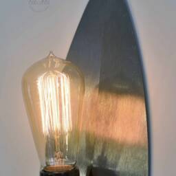 Brick Masonry Concrete Trowel Wall Light, Table Lamp. Industrial Style. Edison - thumbnail 3